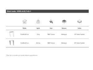Alüminyum Işıklı Sundurma Angle Dual Lux 200 cm x 90 cm Ledli - ürün görseli 5