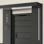Alüminyum Işıklı Sundurma Vera Dual 200 cm x 90 cm Ledli Posta Kutulu