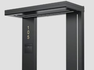 Alüminyum Işıklı Sundurma Vera Viela 200 cm x 90 cm Ledli Posta Kutulu - ürün görseli 2