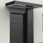 Alüminyum Işıklı Sundurma Vera Viela Mono Right 200 cm x 90 cm Ledli Posta Kutulu