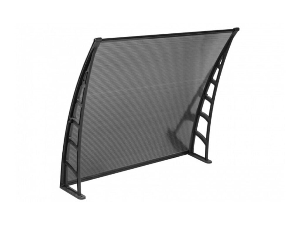 COSMOS Kapı Pencere Üstü Pratik Sundurma 105x120 - Siyah