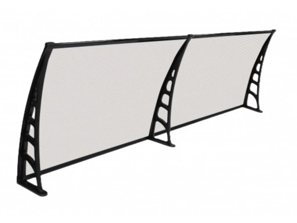 CROCUS Kapı Pencere Üstü Pratik Sundurma 80x240 - Şeffaf