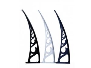 Pratik Sundurma Kapı Pencere Üstü 100x450 cm Siyah 6 mm Levhalı - ürün görseli 4