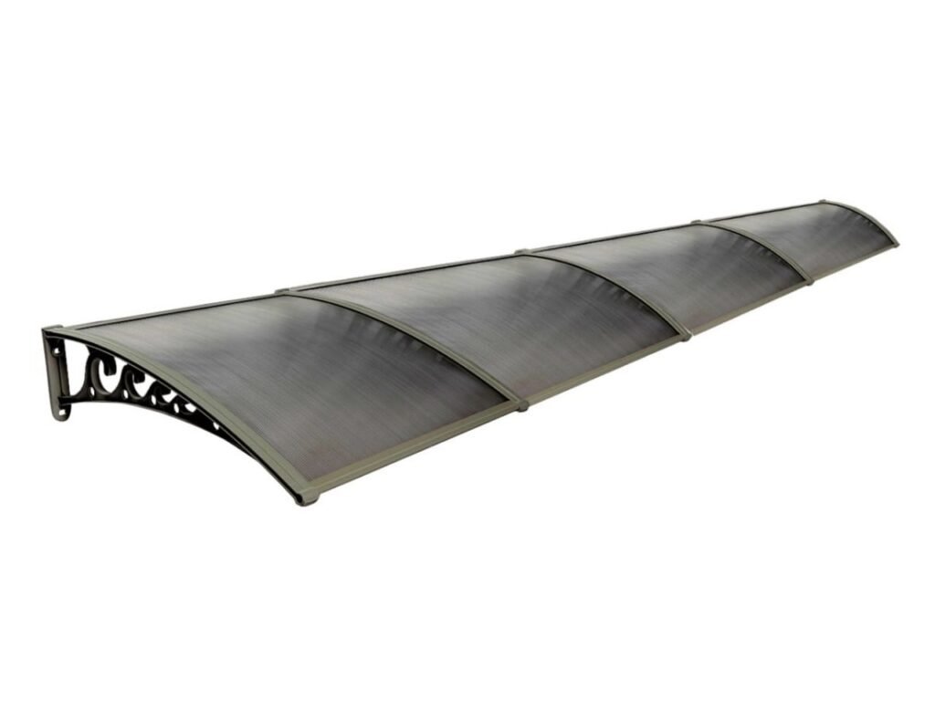 Pratik Sundurma Kapı Pencere Üstü 100x480 cm Bronz 6 mm Levhalı