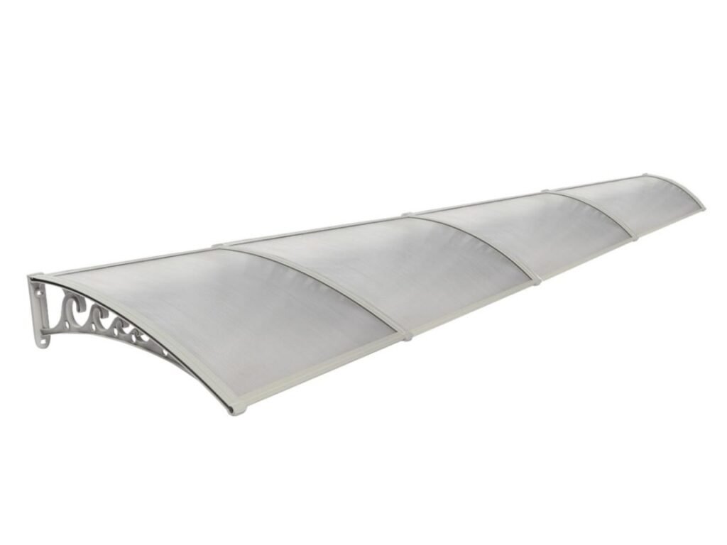 Pratik Sundurma Kapı Pencere Üstü 100x480 cm Gri 6 mm Levhalı