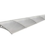Pratik Sundurma Kapı Pencere Üstü 100x480 cm Gri 6 mm Levhalı