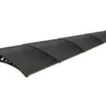 Pratik Sundurma Kapı Pencere Üstü 100x480 cm Siyah 6 mm Levhalı