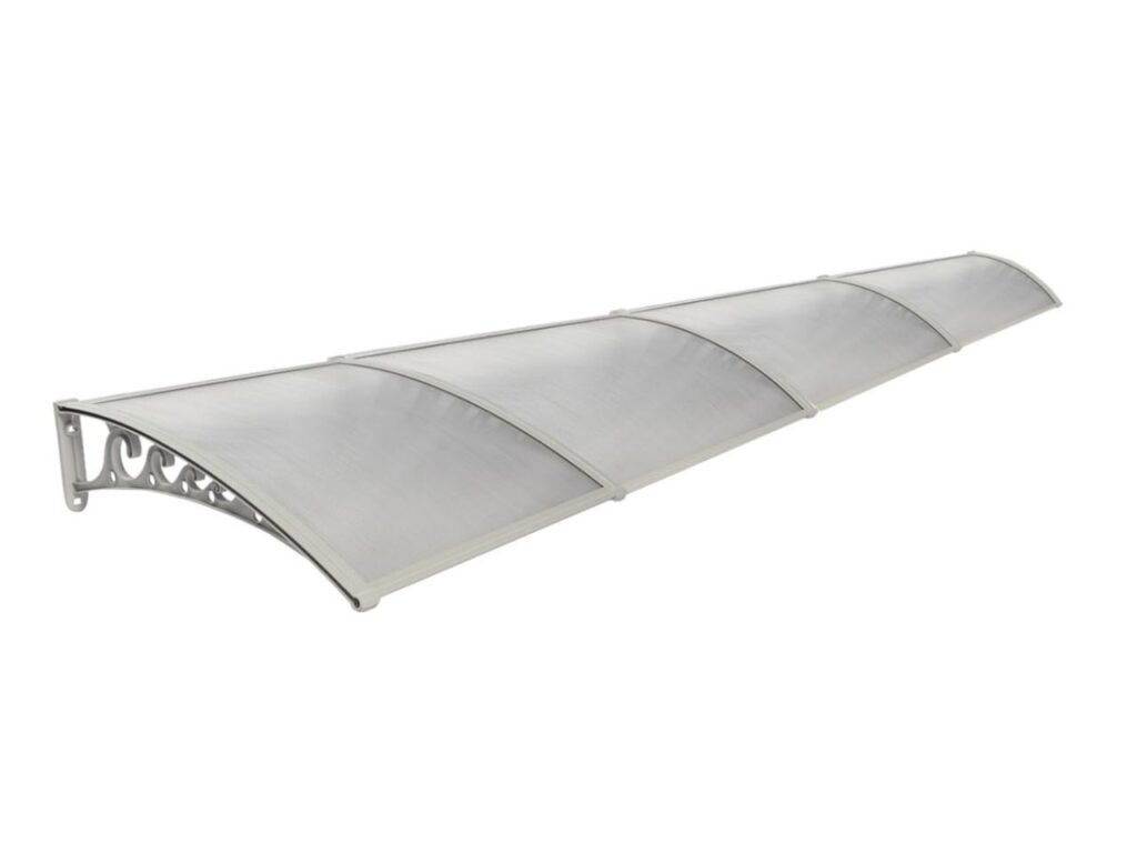 Pratik Sundurma Kapı Pencere Üstü 100x600 cm Gri 6 mm Levhalı