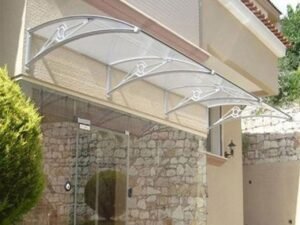TF Delux Seri 1,12 Alüminyum Ayaklı Sundurma 120x100 Gri 3 mm Solid Levha - ürün görseli 3