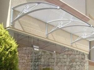 TF Delux Seri 1,12 Alüminyum Ayaklı Sundurma 120x100 Gri 3 mm Solid Levha - ürün görseli 2