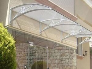 TF Delux Seri 1,12 Alüminyum Ayaklı Sundurma 120x100 Gri 3 mm Solid Levha - ürün görseli 4