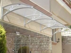 TF Delux Seri 1,12 Alüminyum Ayaklı Sundurma 360x100 Gri 3 mm Solid Levha - ürün görseli 3
