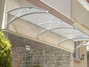 TF Delux Seri 1,12 Alüminyum Ayaklı Sundurma 360x100 Gri 3 mm Solid Levha - ürün görseli 4