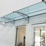 TF Delux Seri 1,12 Alüminyum Ayaklı Sundurma 360x100 Yeşil 3 mm Solid Levha