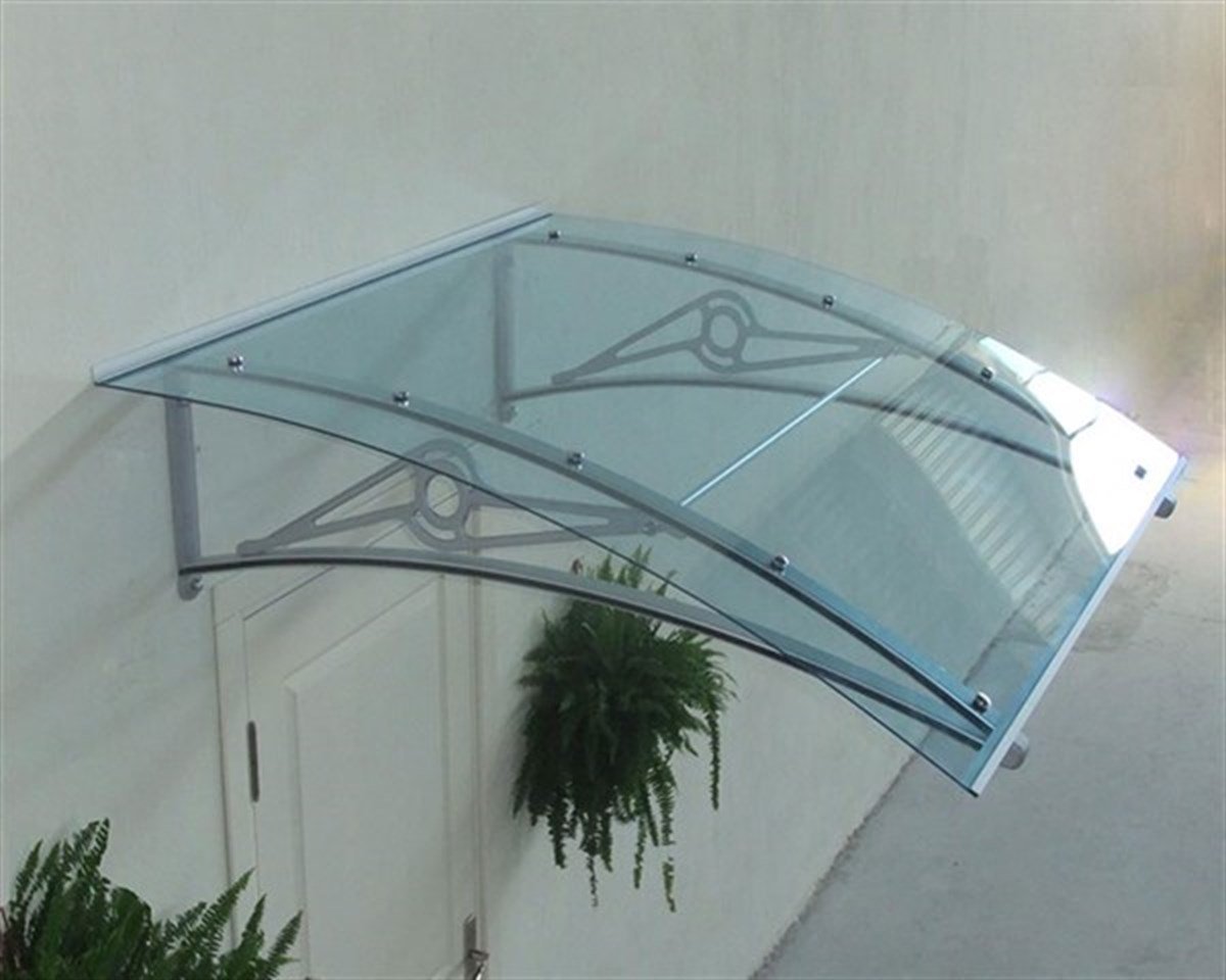 tf-prolux-kapi-ustu-1515-aluminyum-ayakl0906-1-jpg.jpg TF Prolüx Kapı Üstü 15,17 Alüminyum Ayaklı Sundurma 170x150 Yeşil 4 mm Solid levha