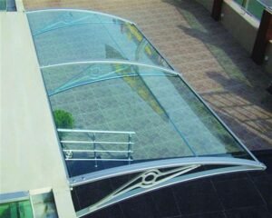 TF Prolüx Seri 15.15 Alüminyum Ayaklı Sundurma 150x150 Yeşil 4 mm Solid Levha - ürün görseli 2