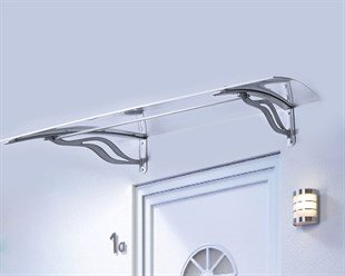 Transpaforza TF Delux 1,14 Alüminyum Ayaklı Sundurma 140x100 Gri 4 mm Solid Levha