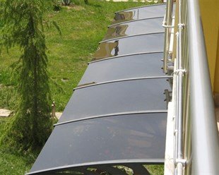 Transpaforza TF STD 1.10 Kapı Üstü Sundurma 100x100 Bronz