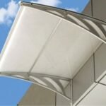 Transpaforza TF STD 1.12 Kapı Üstü Sundurma 360x100 Beyaz 3 mm Solid levha
