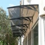 Transpaforza TF STD 1.12 Kapı Üstü Sundurma 360x100 Bronz 3 mm Solid levha