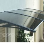 Transpaforza TF STD 1.12 Kapı Üstü Sundurma 360x100 Gri 3 mm Solid levha