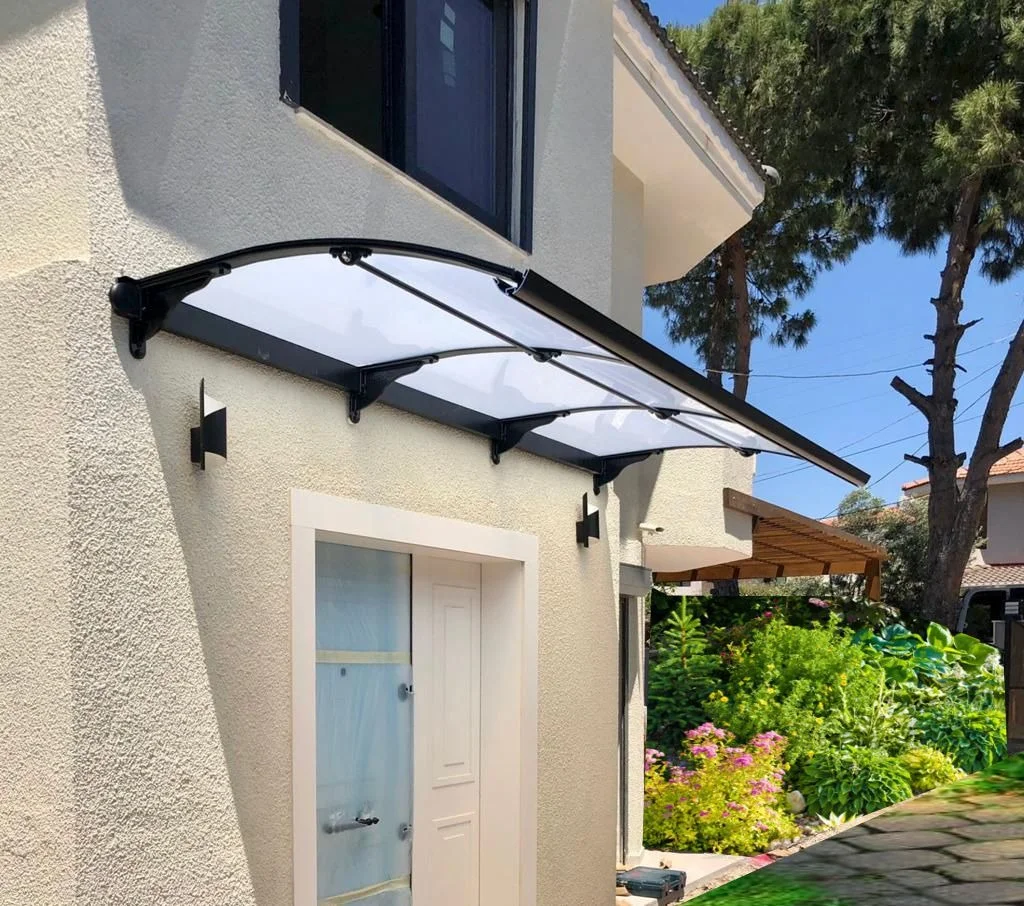 Yağmur Oluklu Sundurma 100x125 cm 3 mm Solid Buz Beyazı